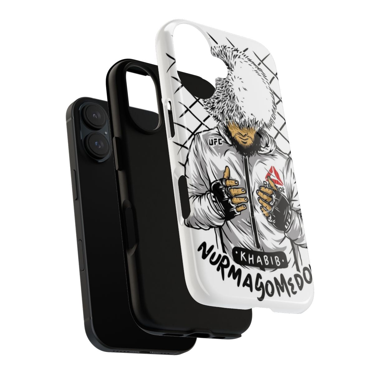 Khabib Nurmagomedov Inspired Magnetic Tough Phone Case - Layers