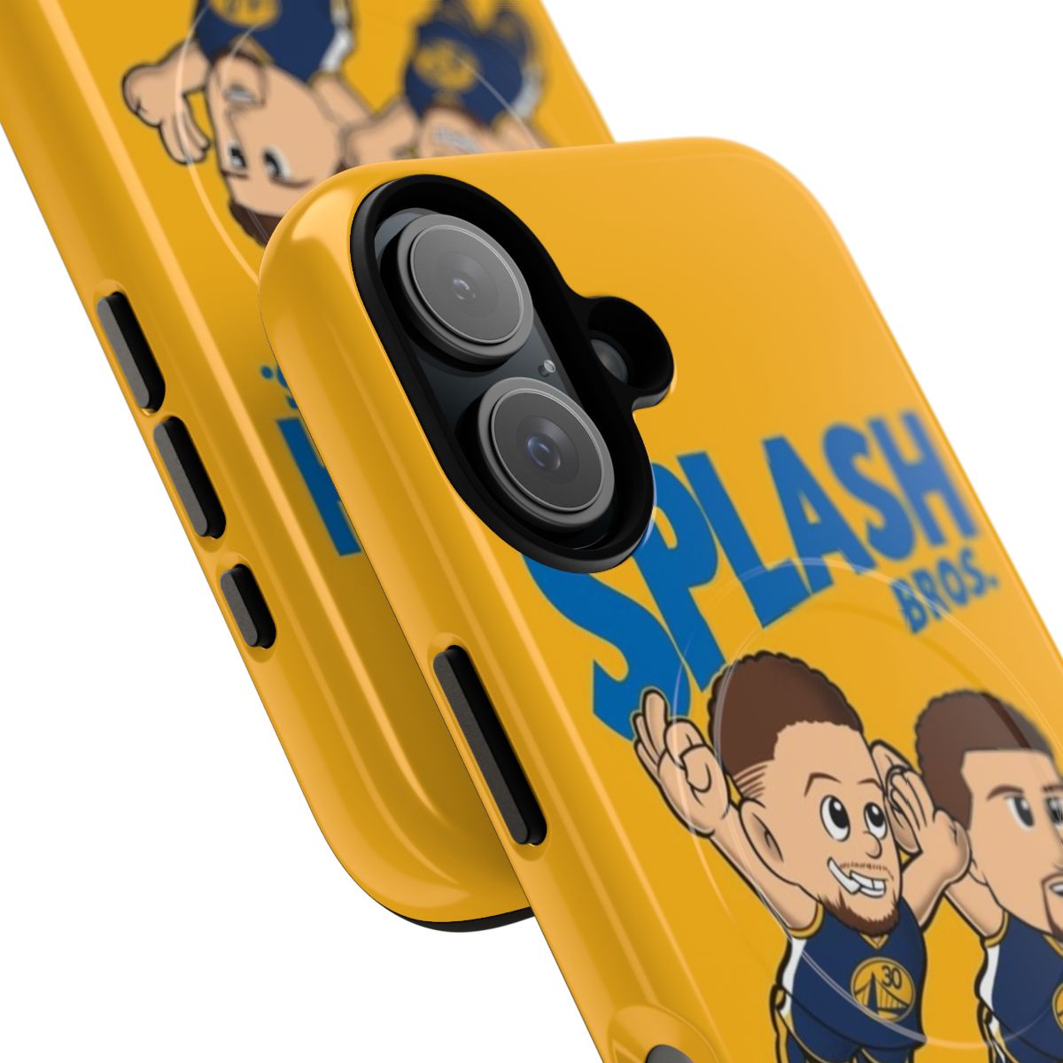 8bit basketball-themed magnetic tough phone case - Detail