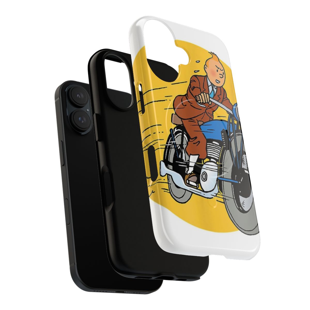 Tin-Tin adventure-themed magnetic tough phone case - Layers