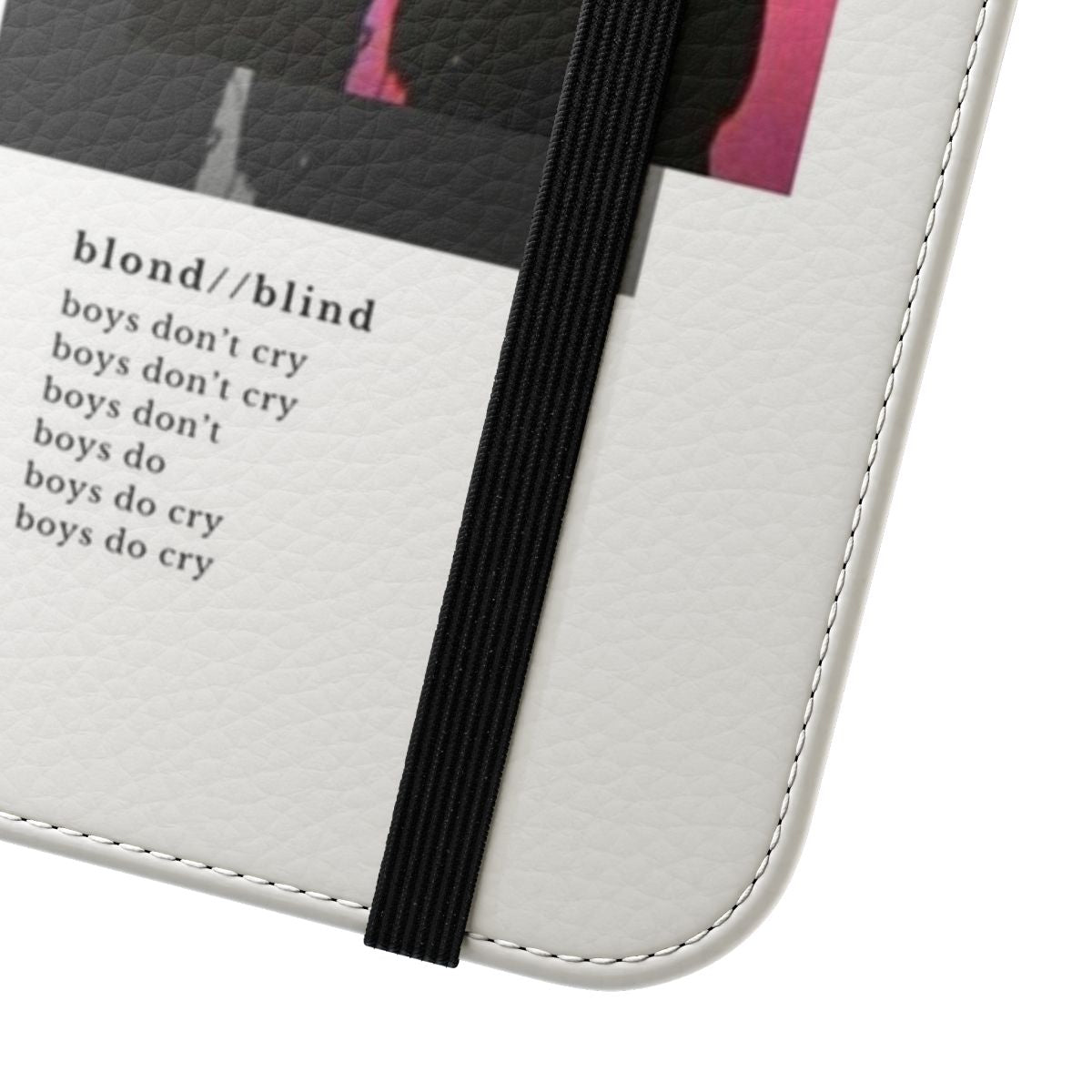 Frank Ocean-inspired Blond aesthetic phone case - Close Up