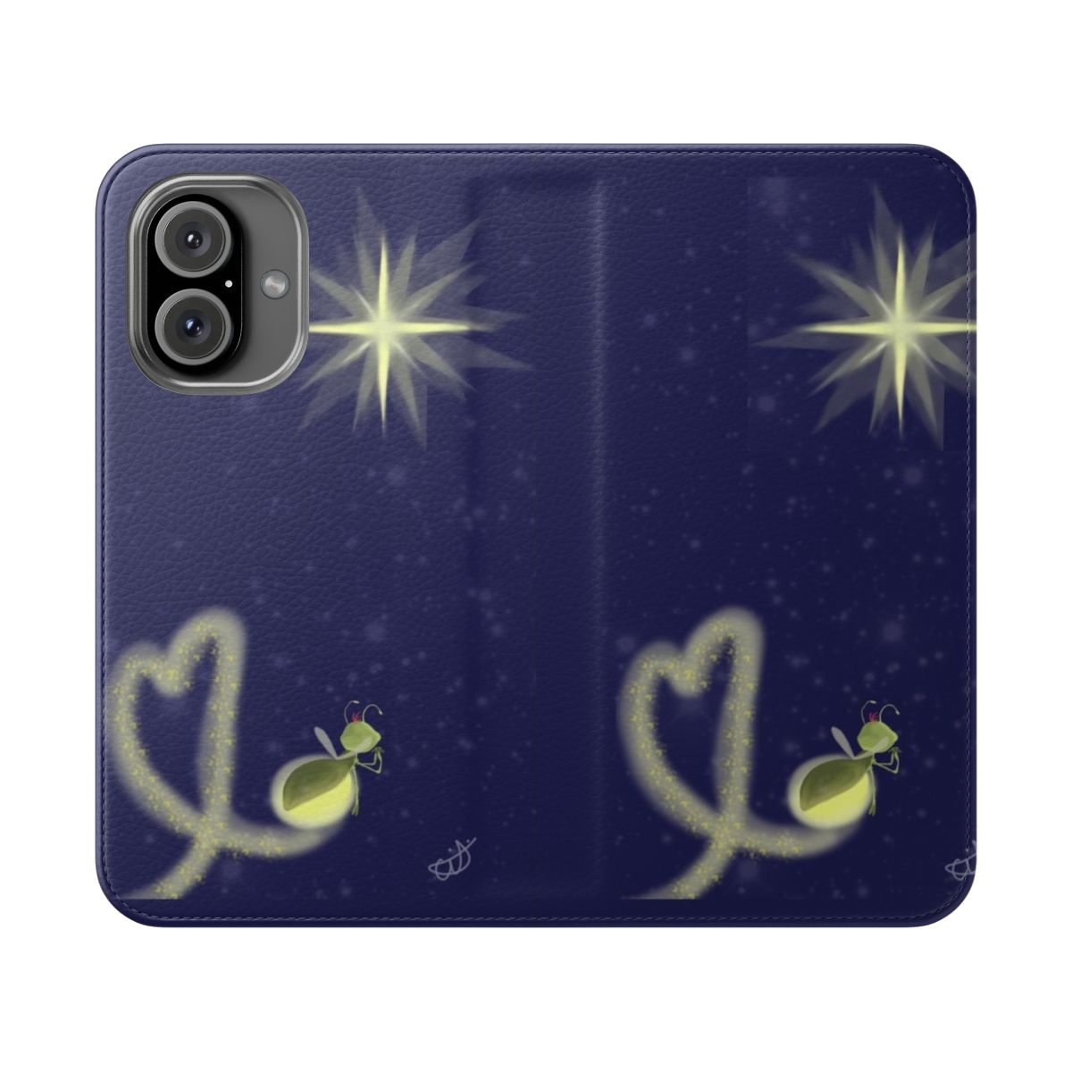 Enchanting Fairytale Flip Cover Phone Case featuring beloved characters Tiana, Evangeline, and Ray