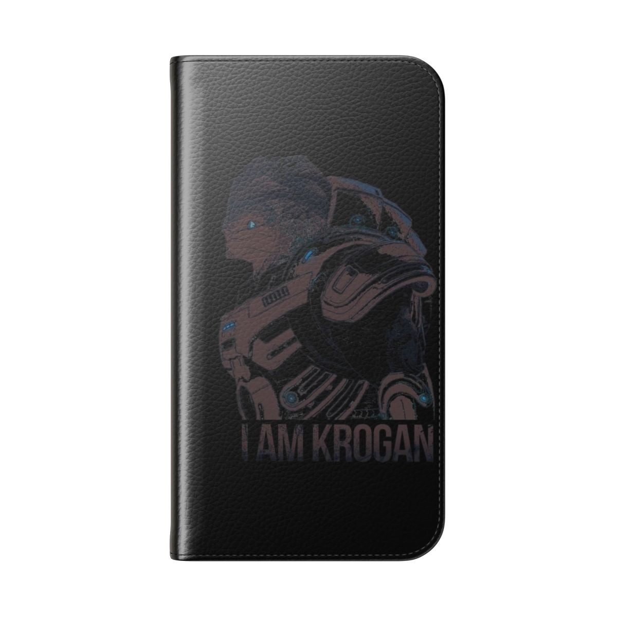 Gamer-Inspired Krogan Phone Case for Mass Effect Fans - Folded Back