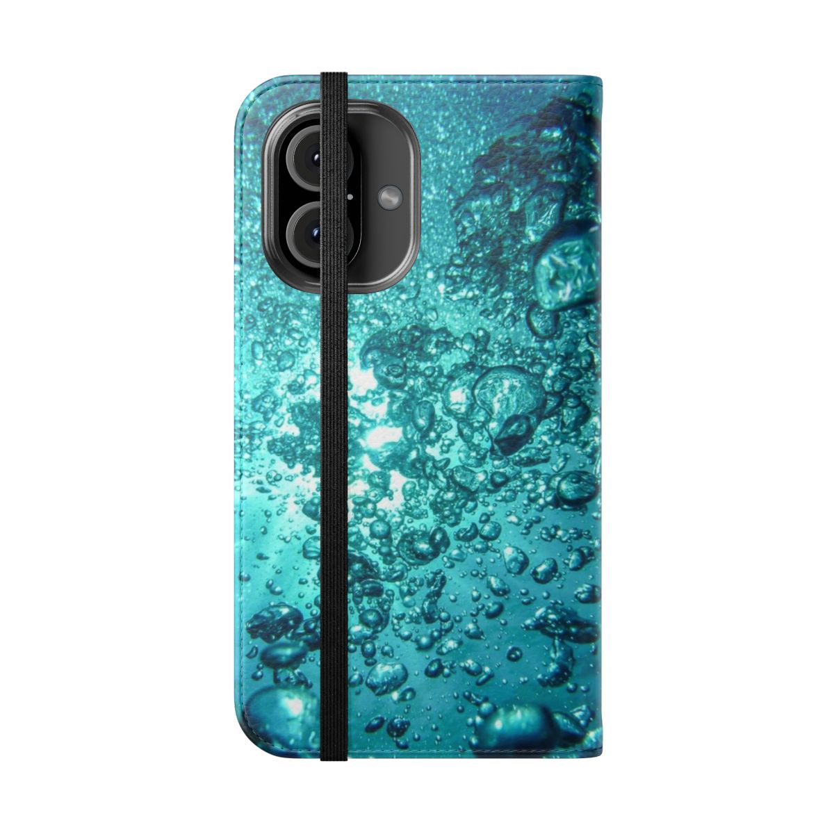 Waterproof flip cover phone case providing robust protection for your device - Folded Front