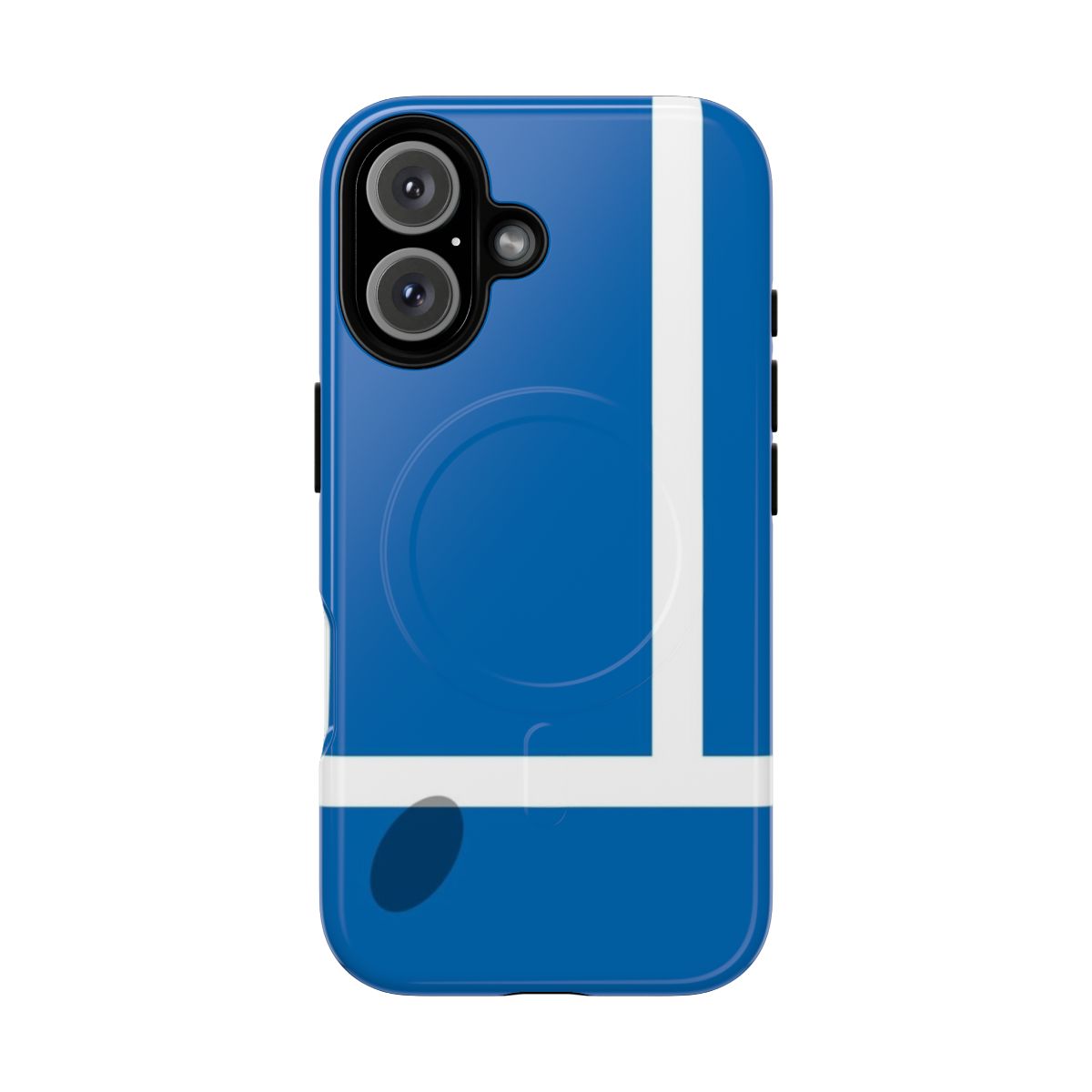 Magnetic tough phone case with Hawk-Eye tennis ball line detection design