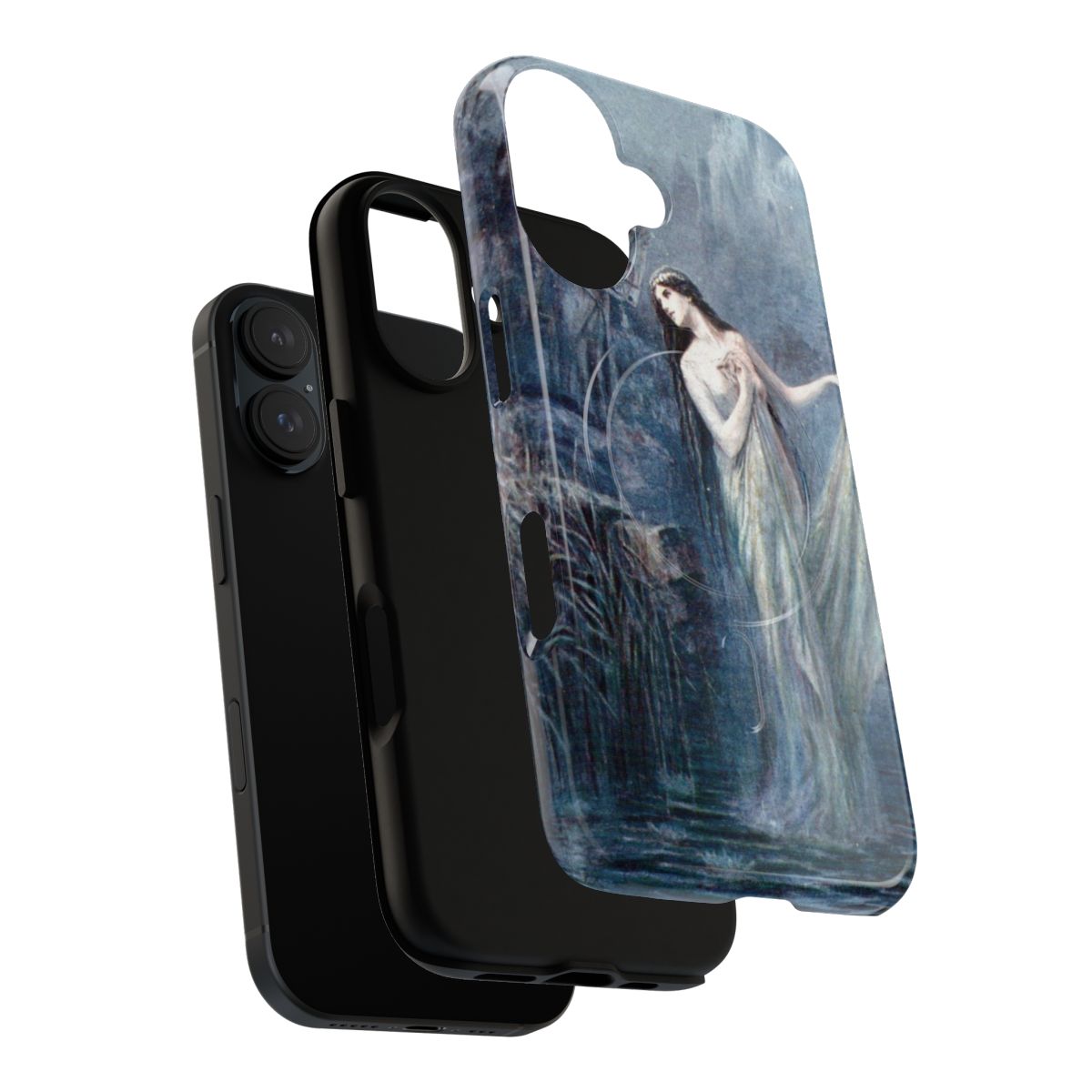 Magnetic tough phone case featuring the Lady of the Lake from Arthurian legend - Layers