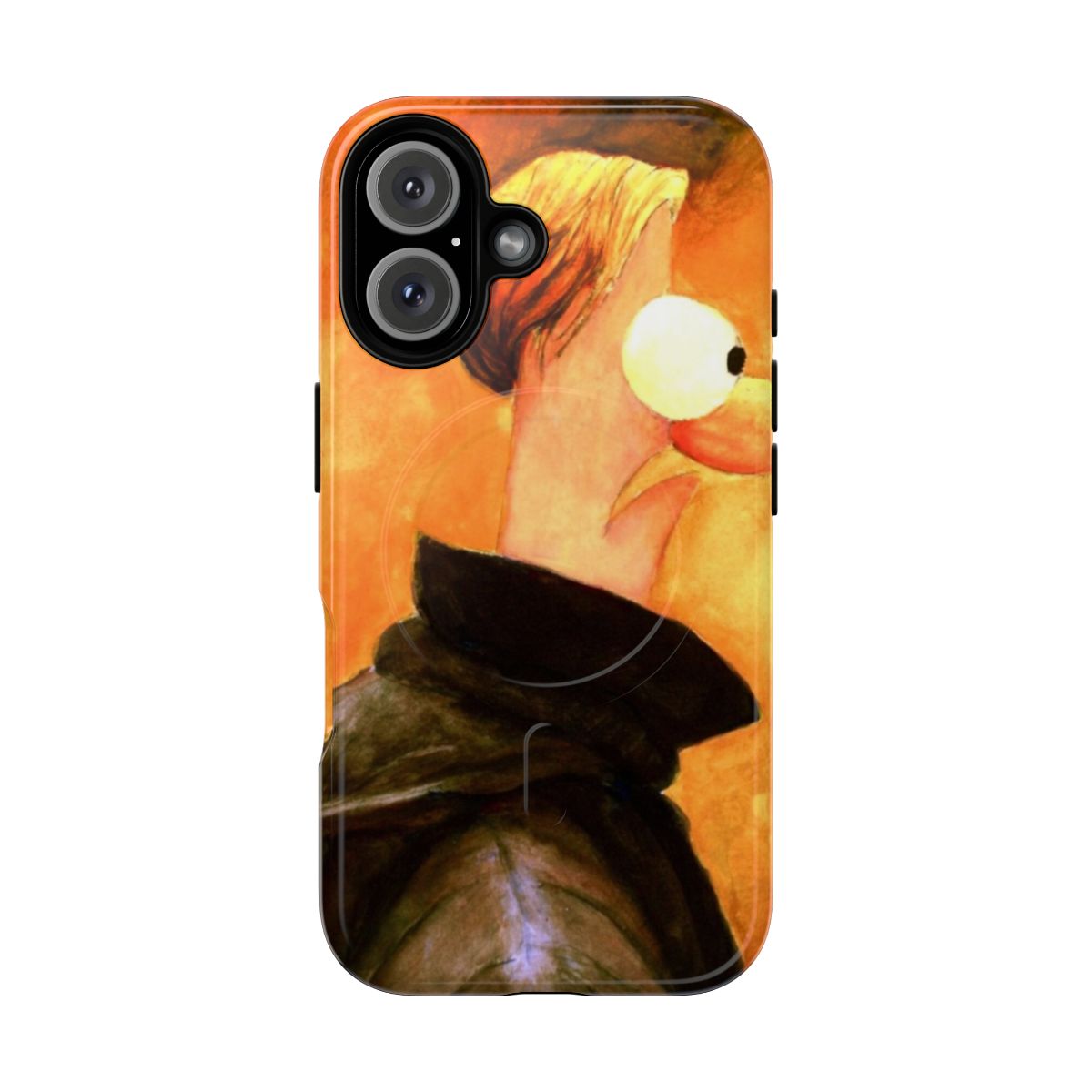 Magnetic tough phone case with muppets and album cover parody design