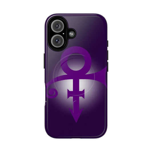 Purple Ankh Magnetic Protective Phone Case