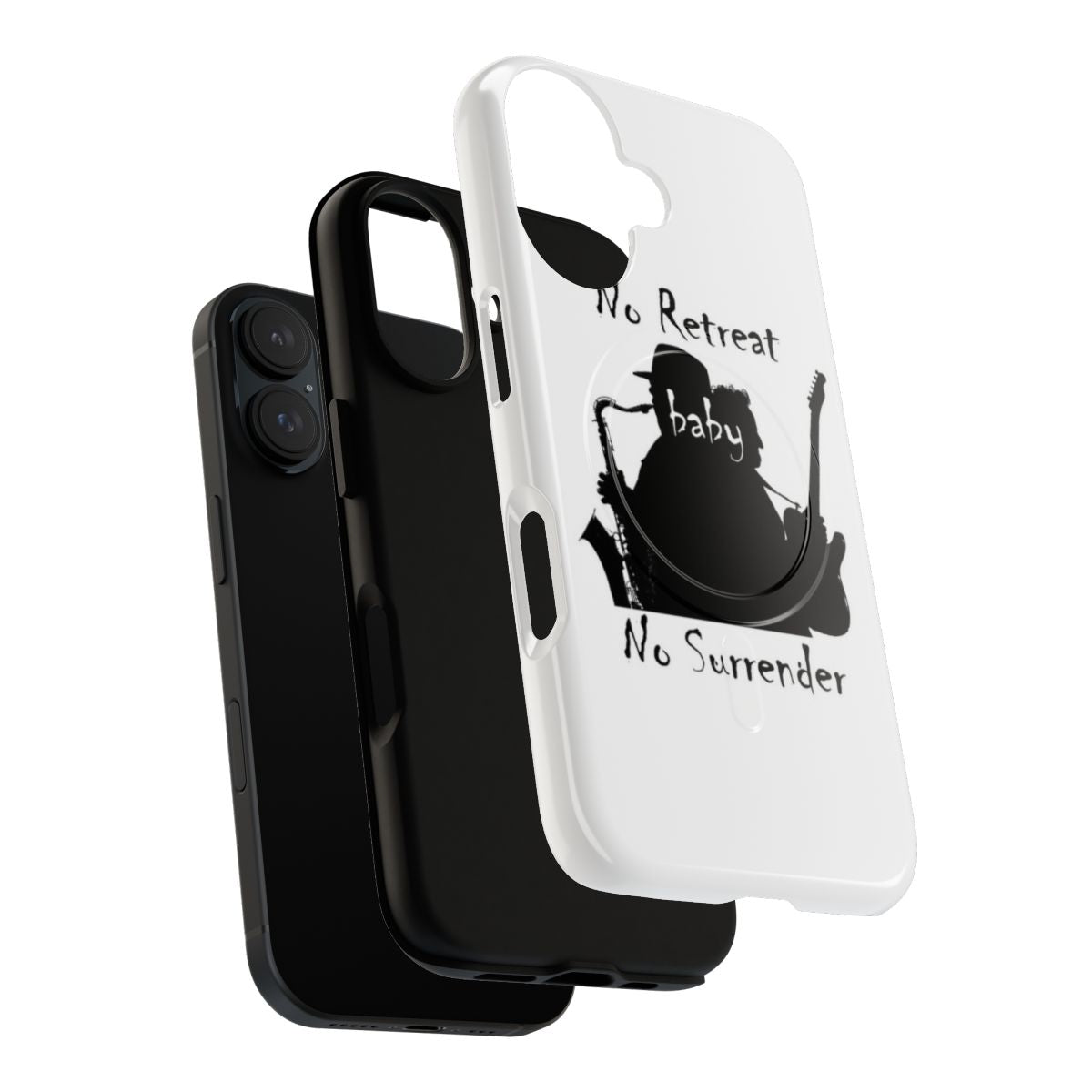 Magnetic phone case featuring Bruce Springsteen and Clarence Clemmons of the E Street Band - Layers