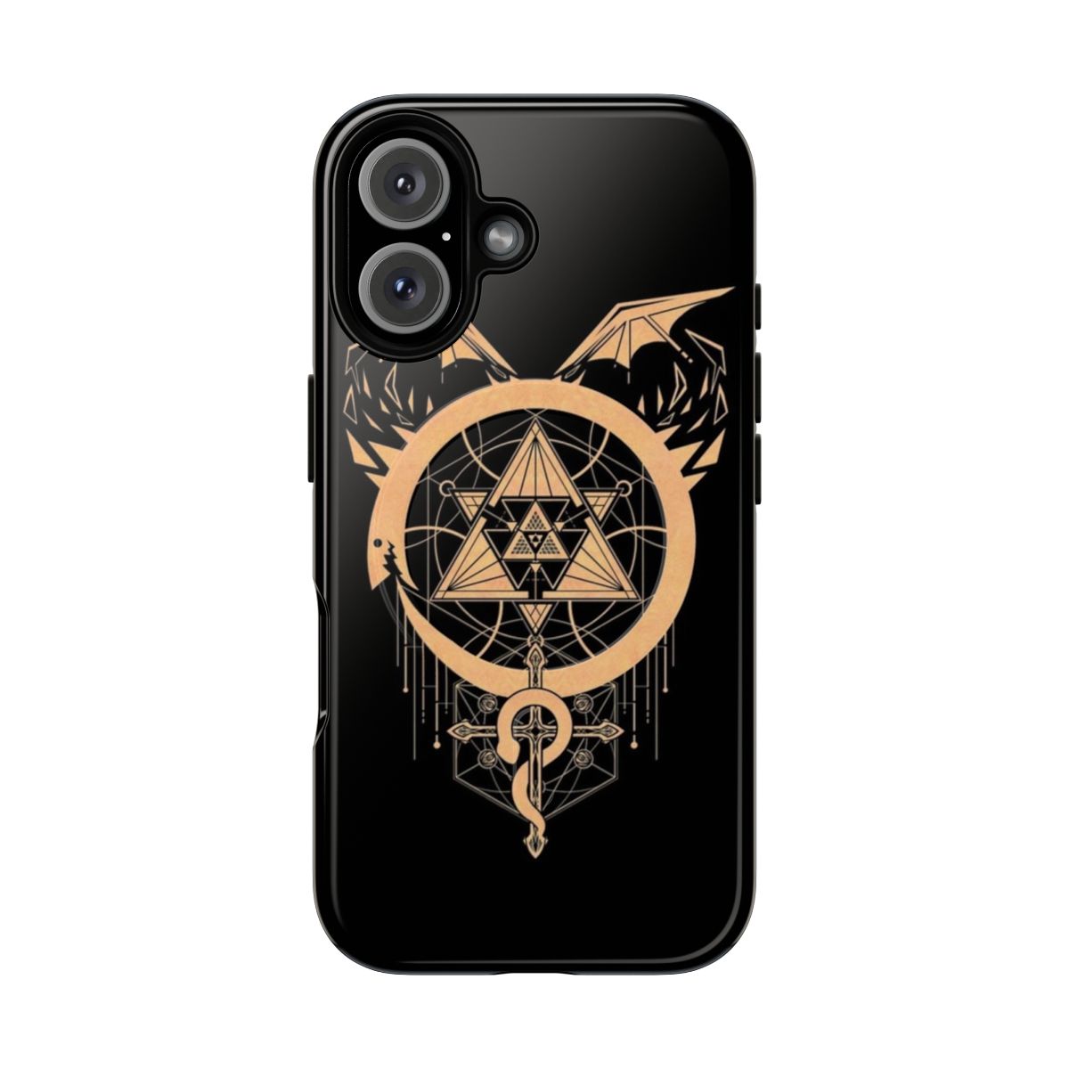 Gilded Alchemical Snakes Magnetic Tough Phone Cases