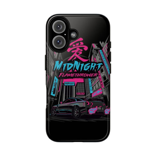 Magnetic phone case with Nissan Skyline GTR design