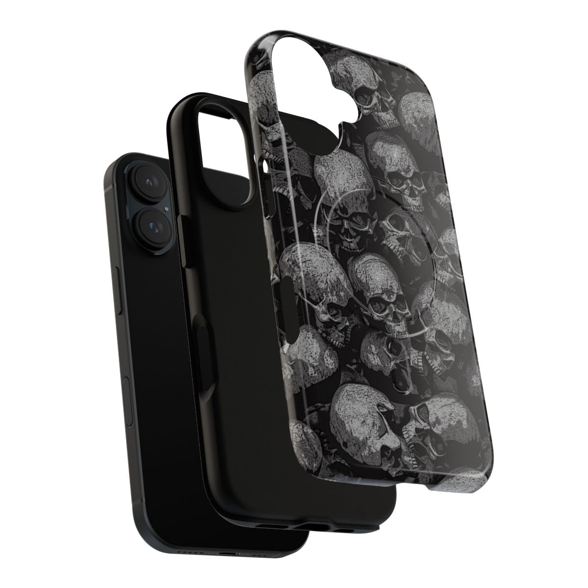 Stylish Gothic Tough Magnetic Phone Case - Layers