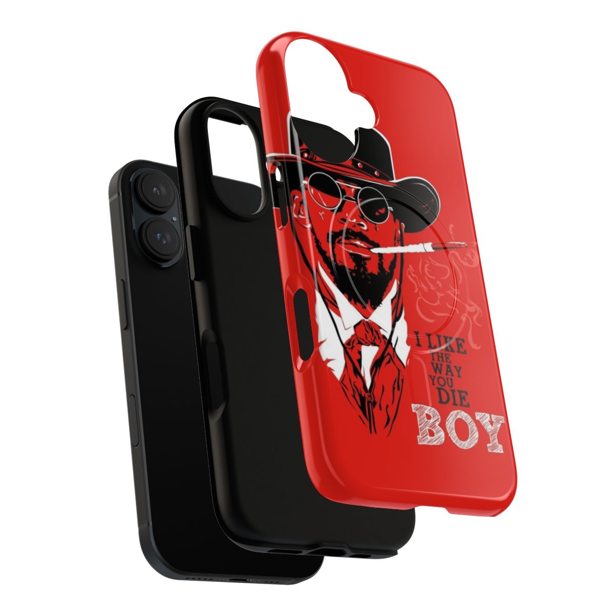 Django Unchained inspired magnetic tough phone case - Layers