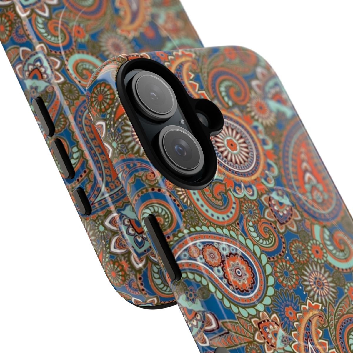 Mod paisley pattern phone case for retro and vintage style smartphones - Detail