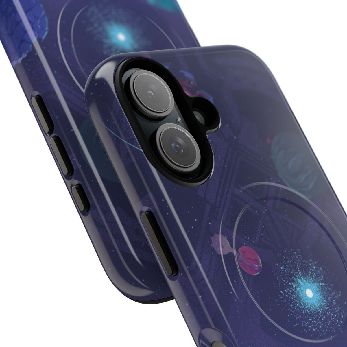 Outer Wilds-inspired magnetic tough phone case with space-themed design - Detail