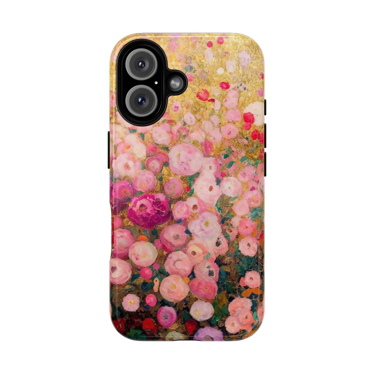 Vintage floral phone case with designs inspired by the iconic artwork of Gustav Klimt