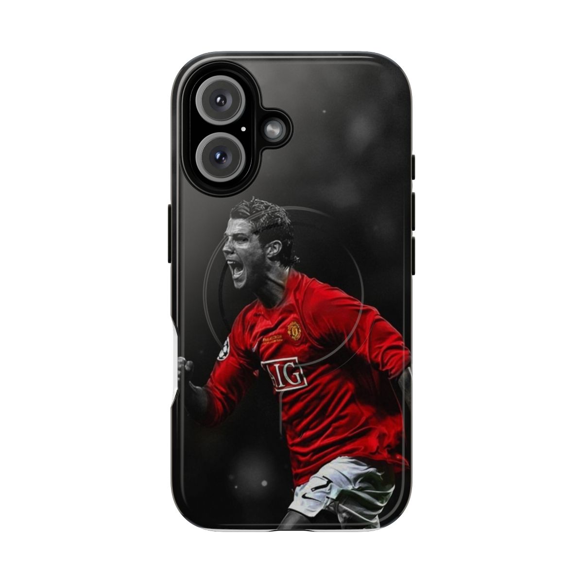 Stylish soccer phone case featuring Cristiano Ronaldo's iconic CR7 branding