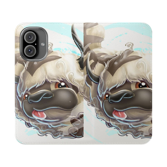 Appa-inspired flip cover phone case featuring the beloved sky bison from Avatar: The Last Airbender