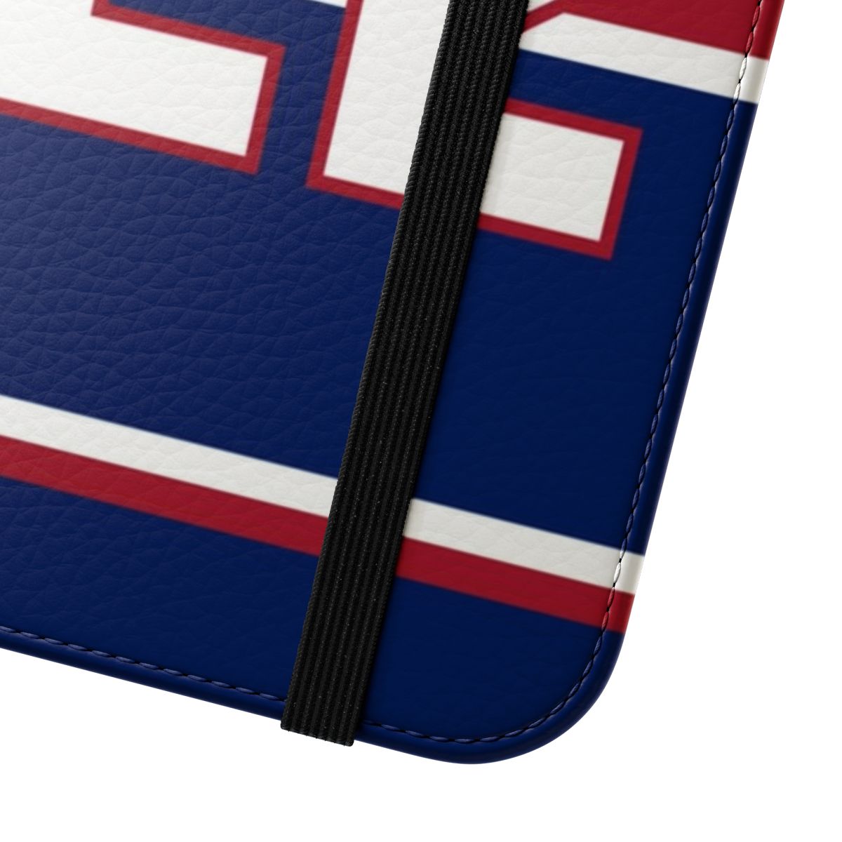 A phone case featuring a reverse Montreal Canadiens jersey design with the number 22 for player Cole Caufield. - Close Up