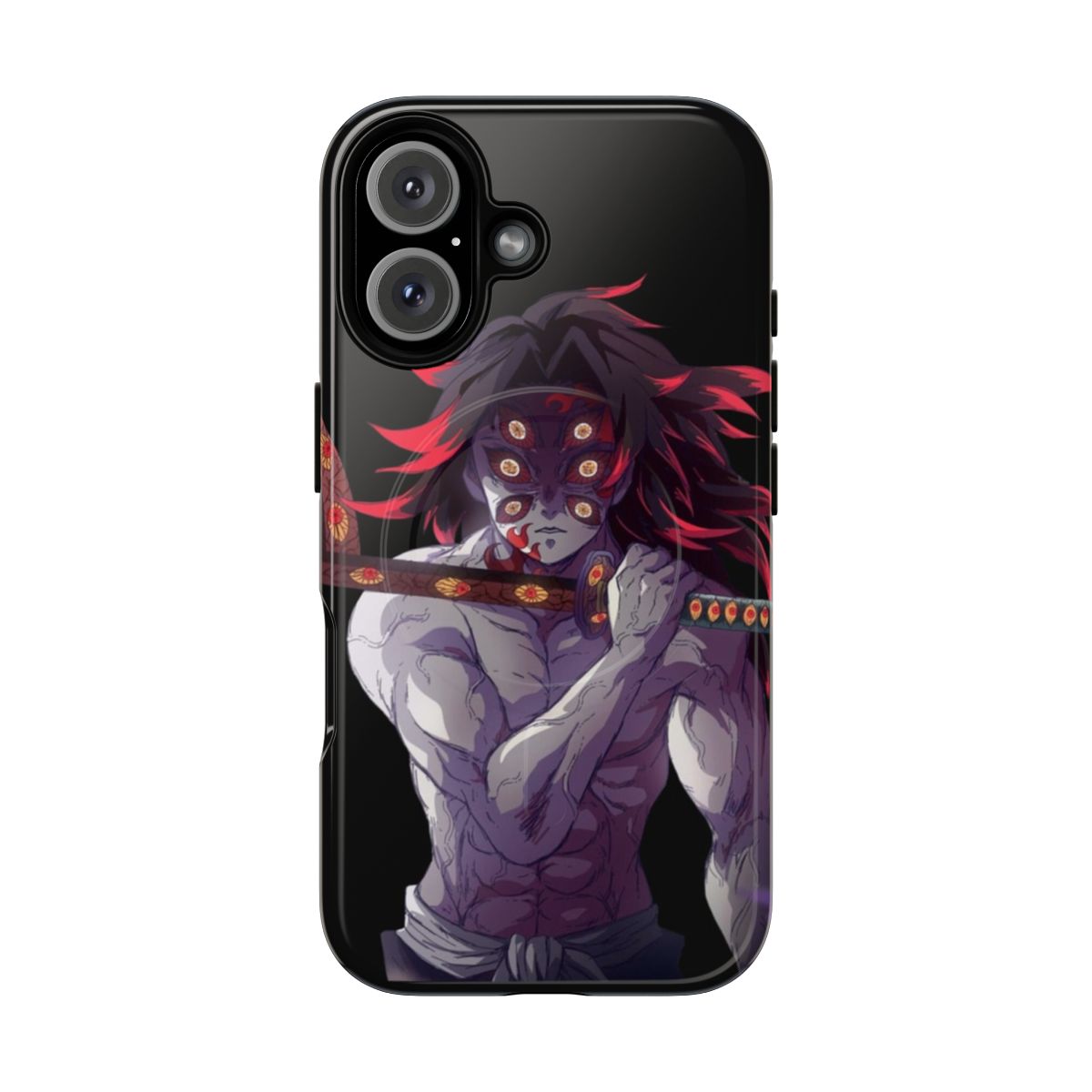 Anime-inspired Kokushibo shirtless magnetic tough phone case