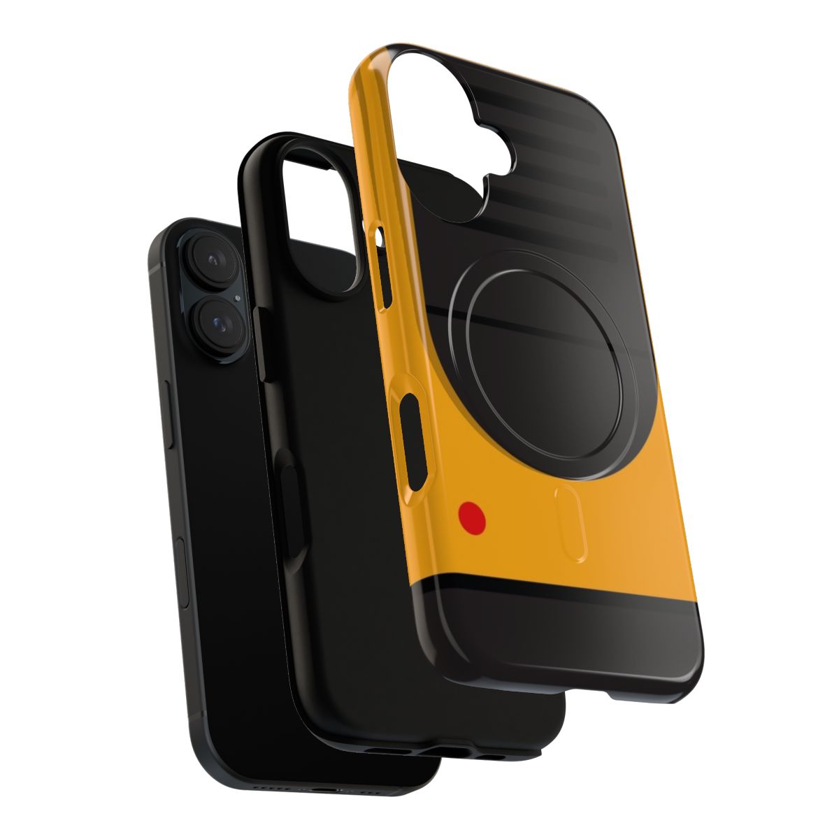 Firewatch-inspired magnetic tough phone case with walkie talkie design - Layers