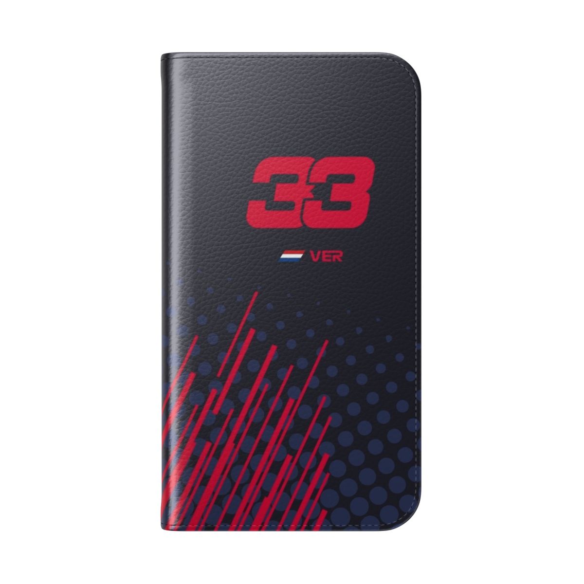 Max Verstappen Inspired Formula One Flip Cover Phone Case - Folded Back