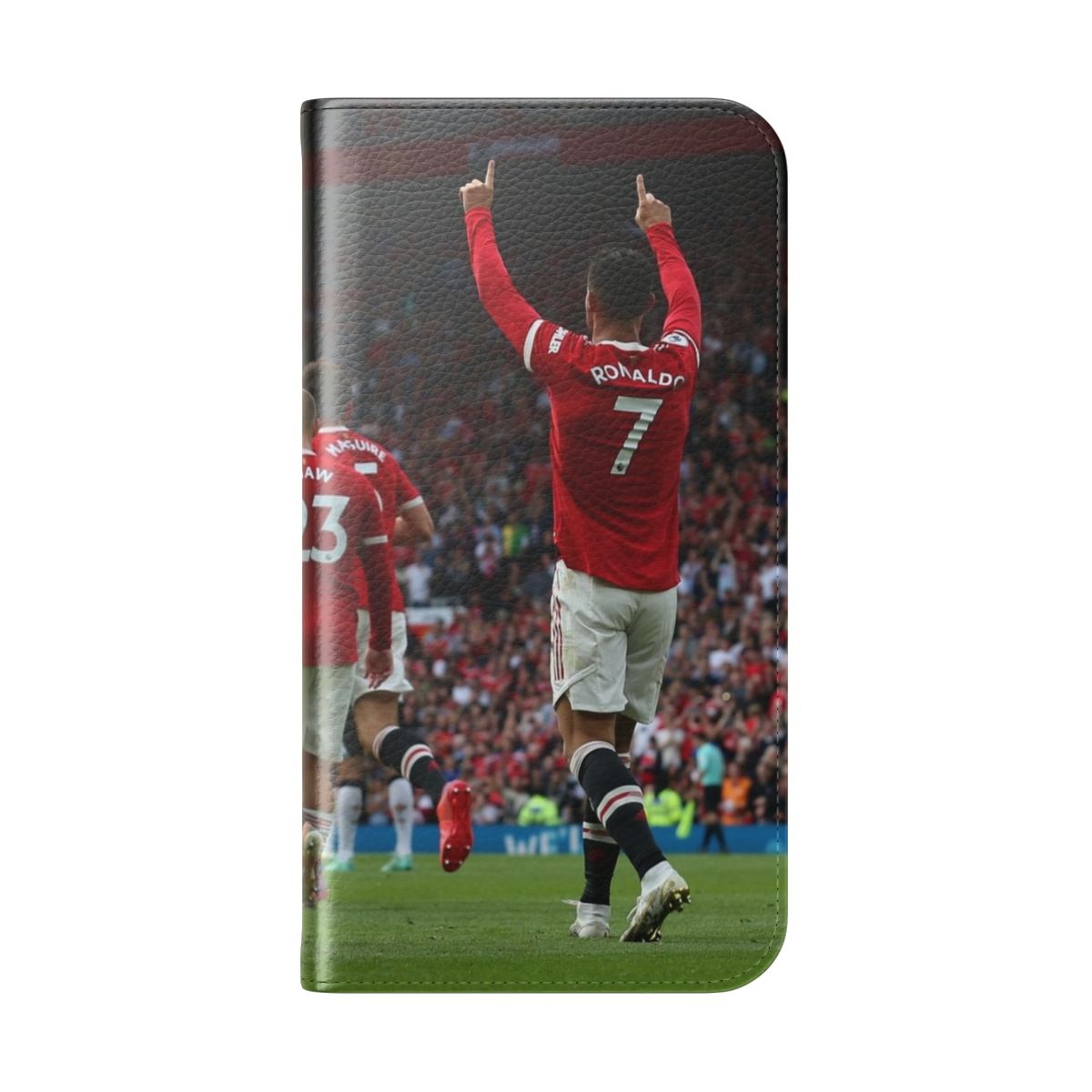 Manchester United Cristiano Ronaldo-Inspired Phone Case - Folded Back