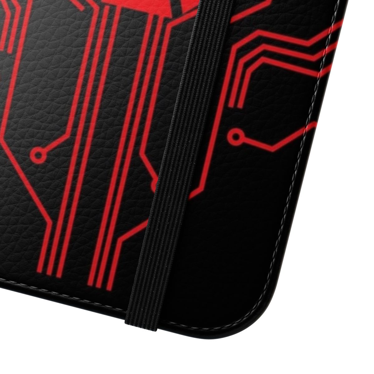 Transformers-inspired Autobot-themed flip cover phone case - Close Up