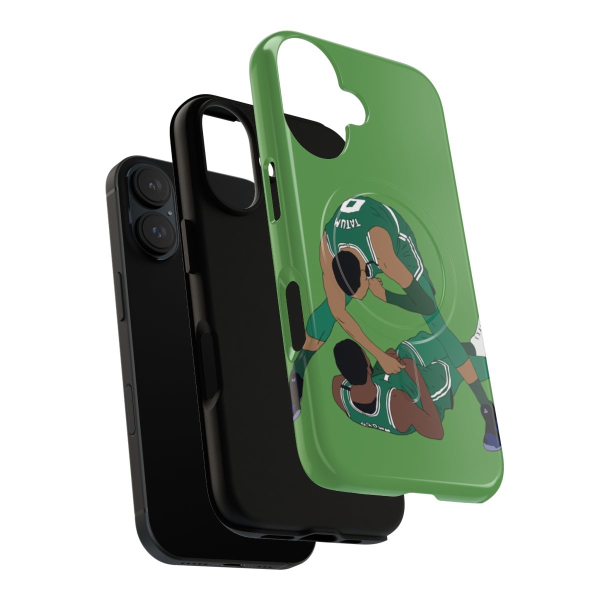 Boston Celtics Jaylen Brown and Jayson Tatum Magnetic Tough Phone Case - Layers