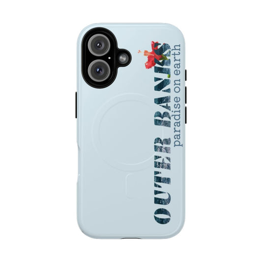 Outer Banks-inspired protective phone case with magnetic closure