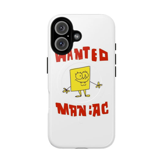 Vintage-style Spongebob SquarePants phone case with magnetic closure and tough construction