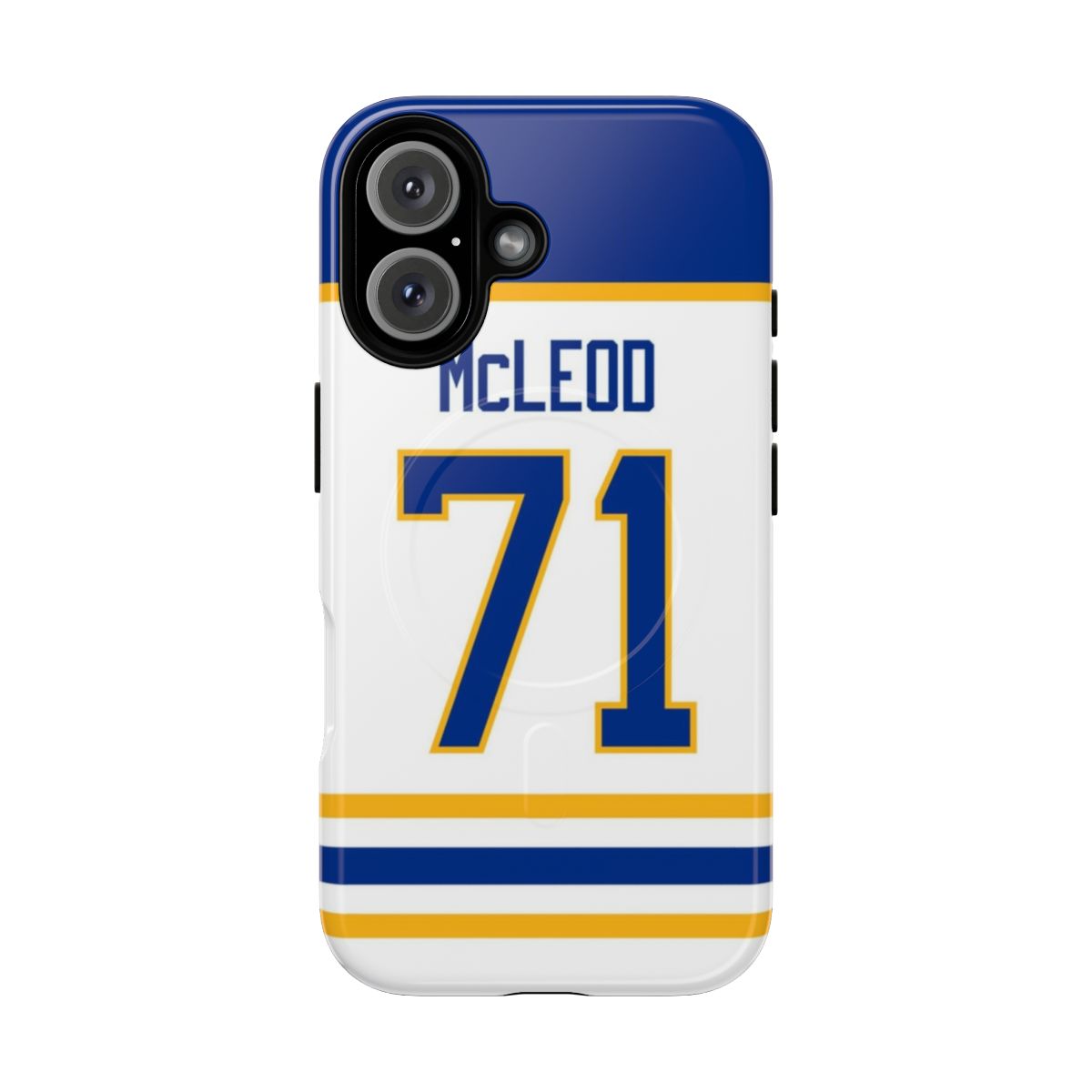 Tough Magnetic Phone Case featuring a Buffalo Sabres jersey design