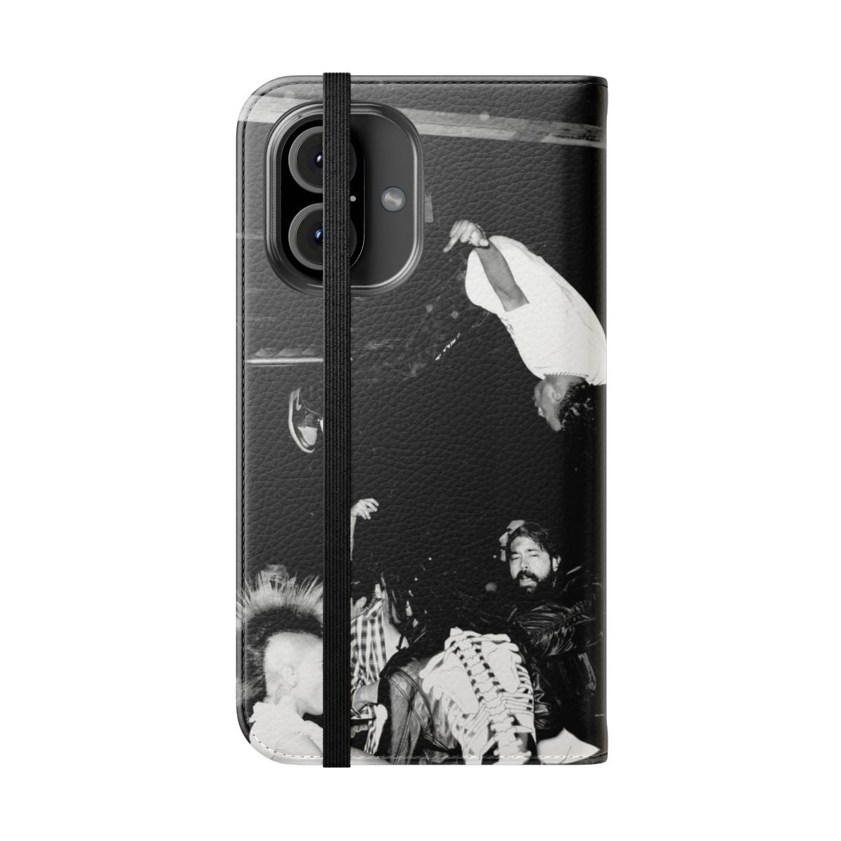 Stylish Playboi Carti-themed phone case - Folded Front