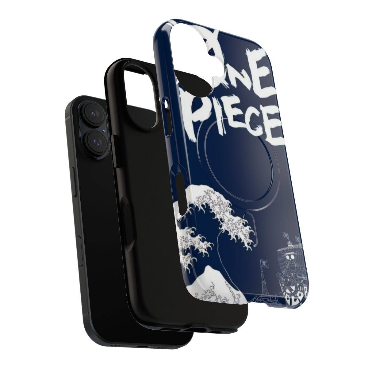 Magnetic tough phone case with anime-inspired Japanese art design - Layers