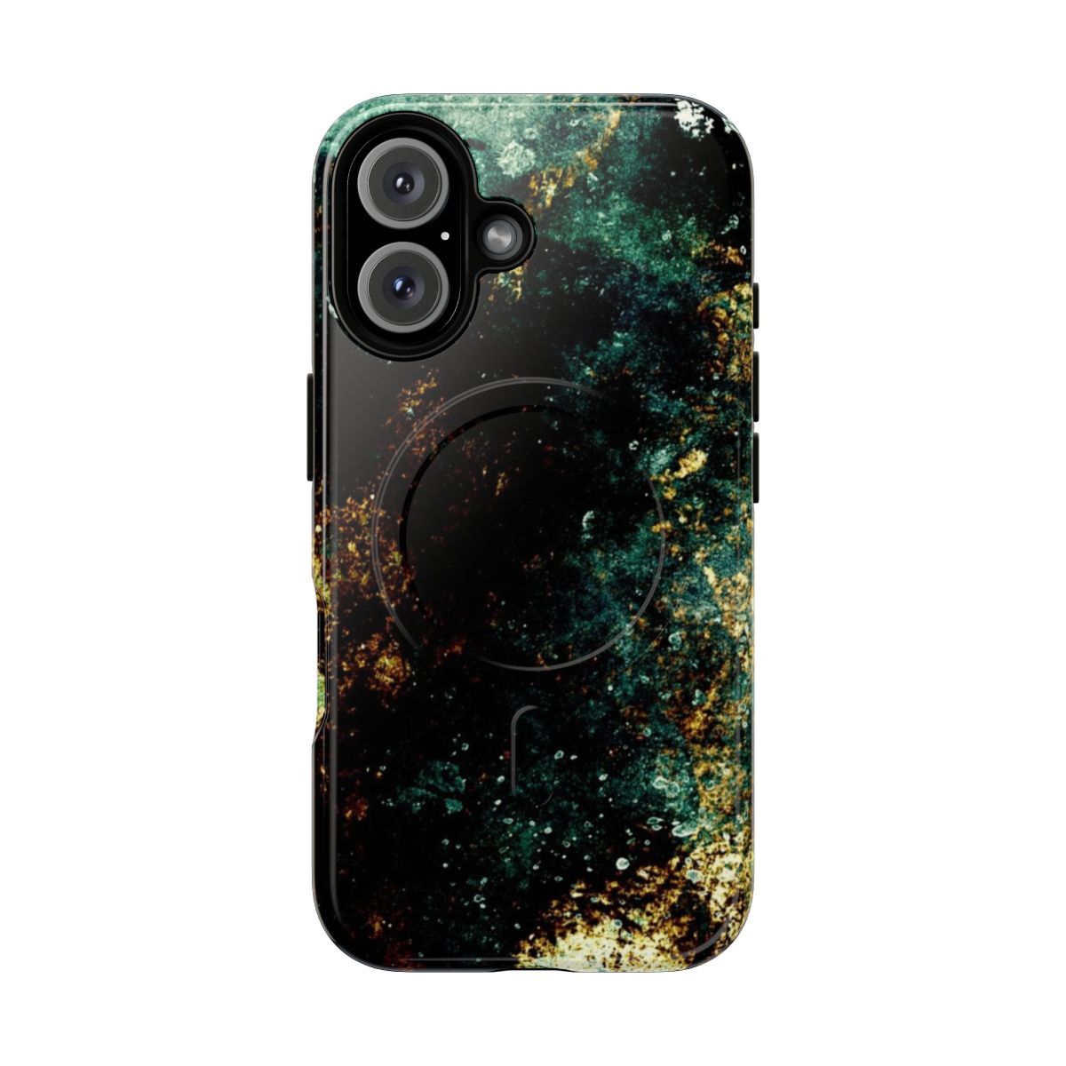 Abstract phone case with magnetic, tough design