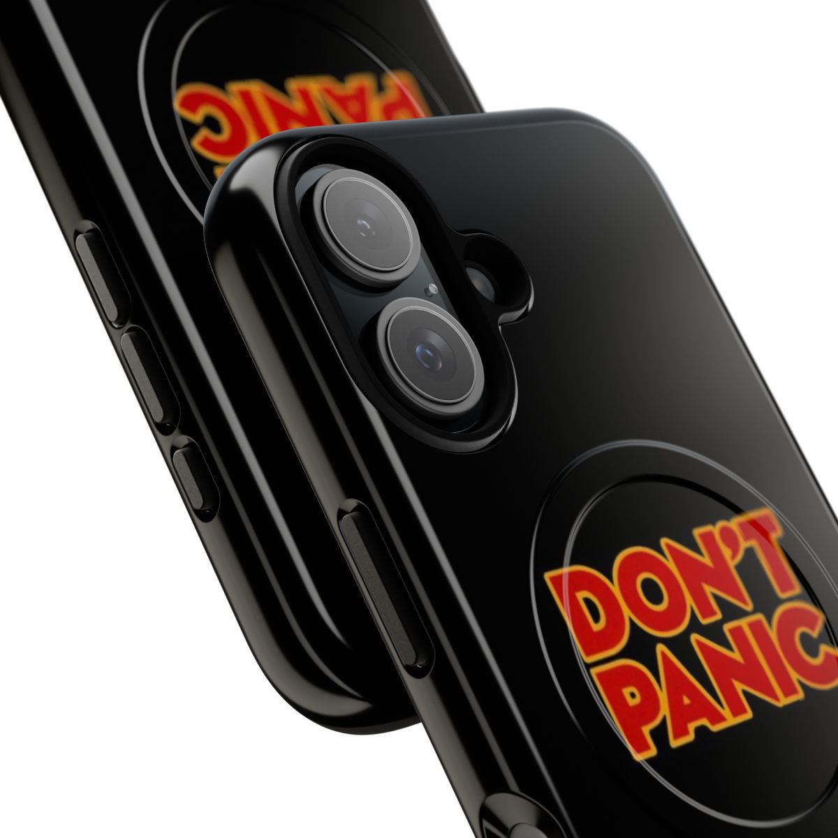 Magnetic tough phone case with Hitchhiker's Guide to the Galaxy design - Detail