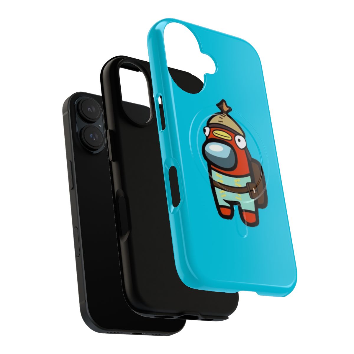 Fishstick-themed magnetic phone case for gamers - Layers