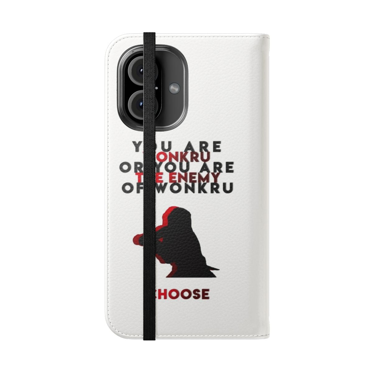 The 100 Themed Wonkru Flip Phone Case - Folded Front