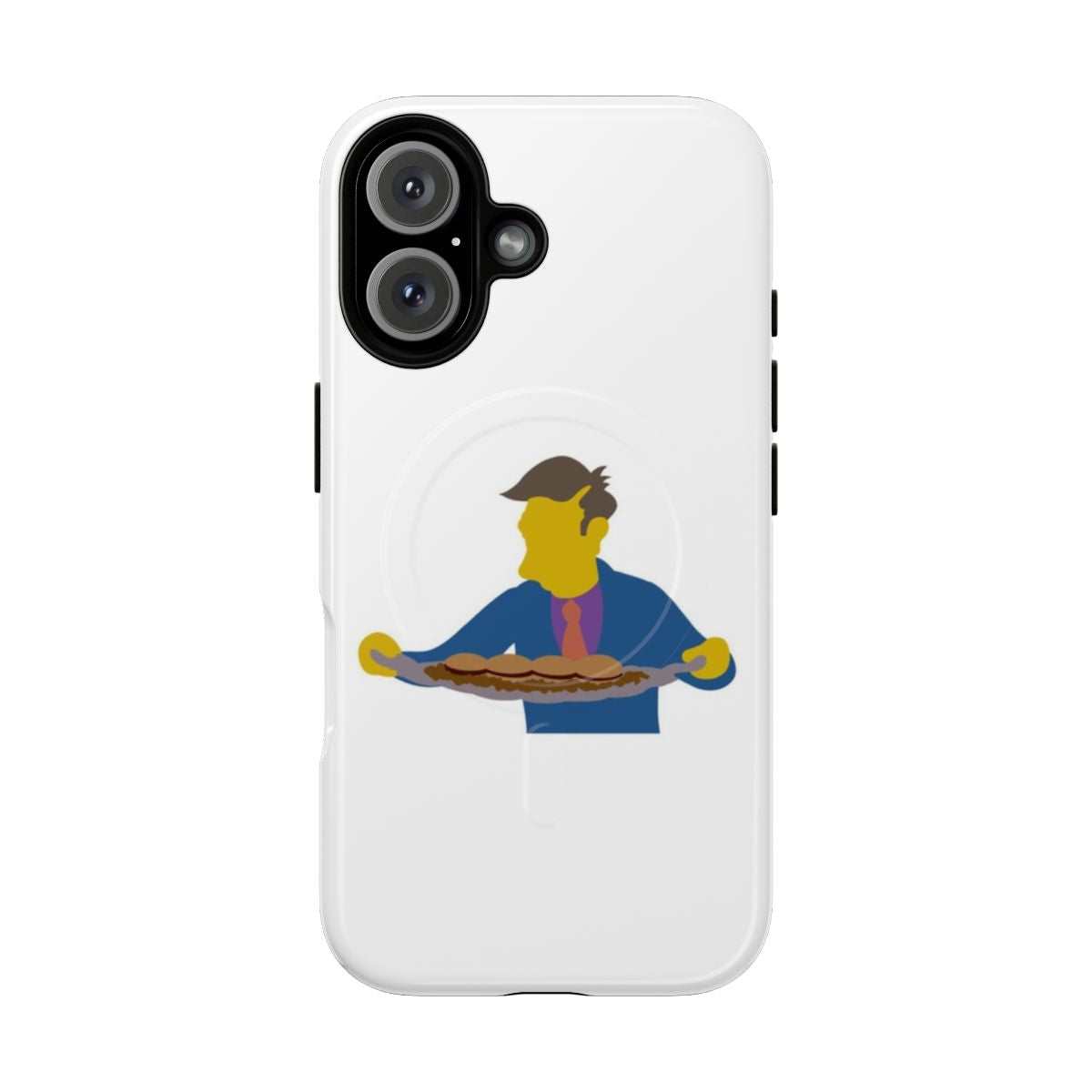 Magnetic phone case featuring the iconic Simpsons "Steamed Hams" meme