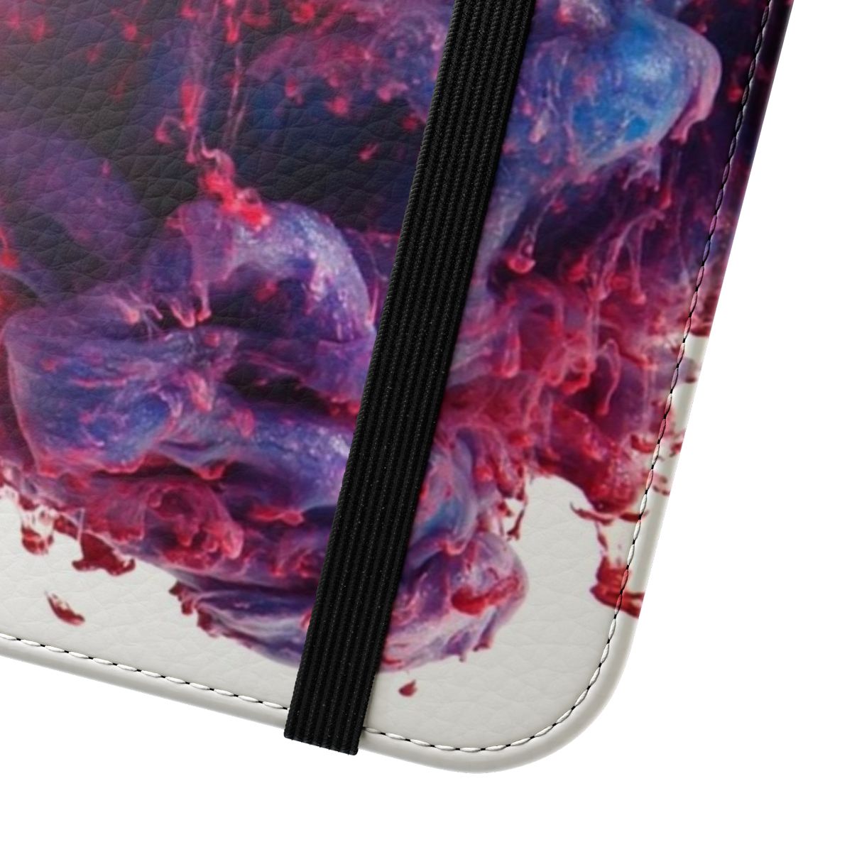 Colorful abstract phone case with a modern and elegant design - Close Up