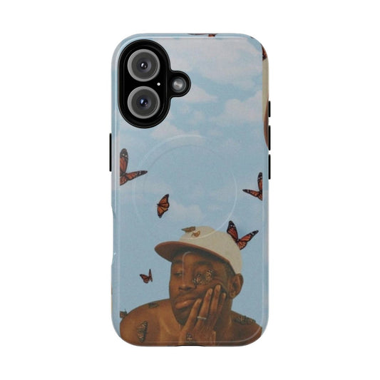 Stylish magnetic tough phone case featuring fan art design for rapper Tyler Igor