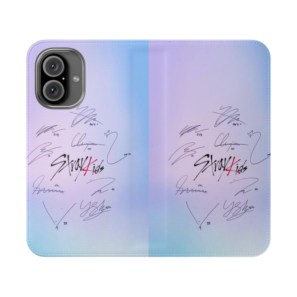 Stray Kids inspired signature flip cover phone case