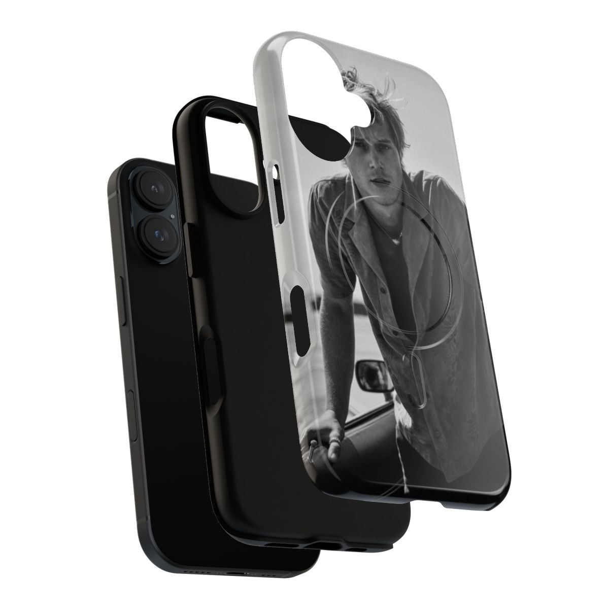 Rudy Pankow inspired magnetic tough phone case - Layers