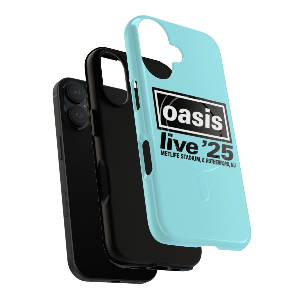 Magnetic tough phone case featuring an iconic photo from the Oasis Knebworth gig - Layers