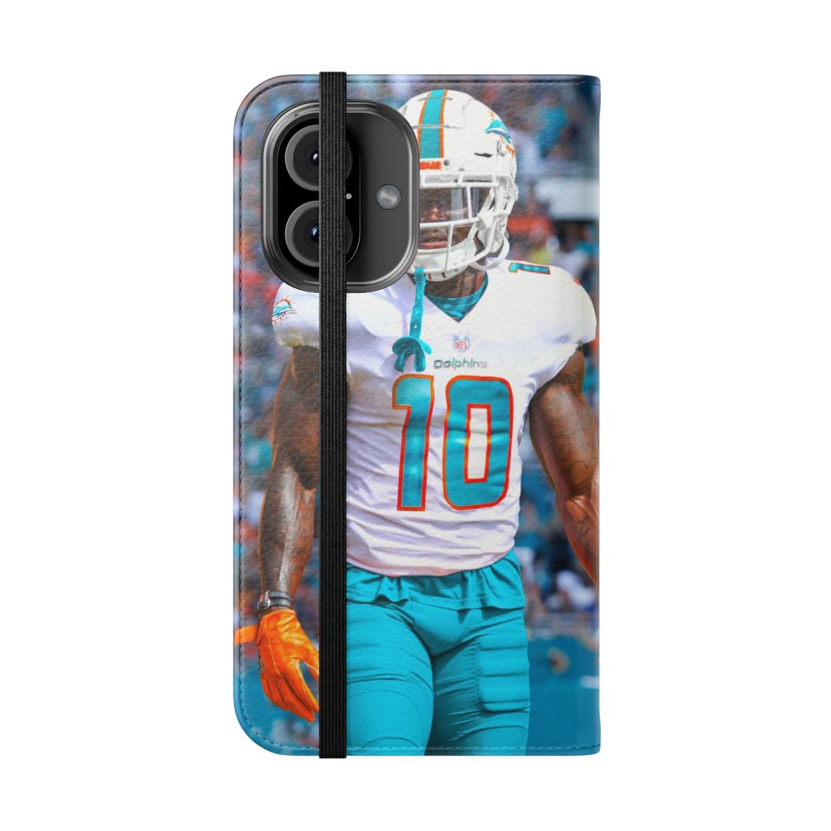 Miami Dolphins Tyreek Hill Inspired Phone Case - Folded Front