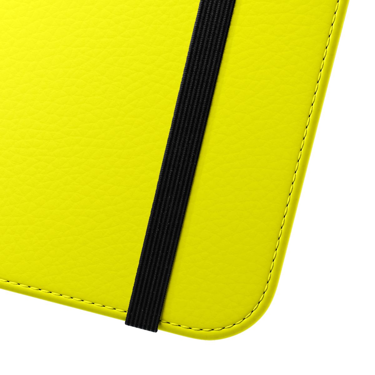 Neon yellow minimalist phone case cover - Close Up