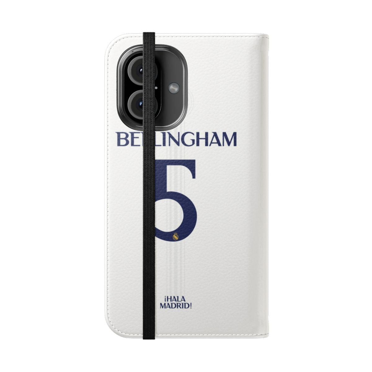 Bellingham-Inspired Flip Cover Phone Case for Smartphones - Folded Front