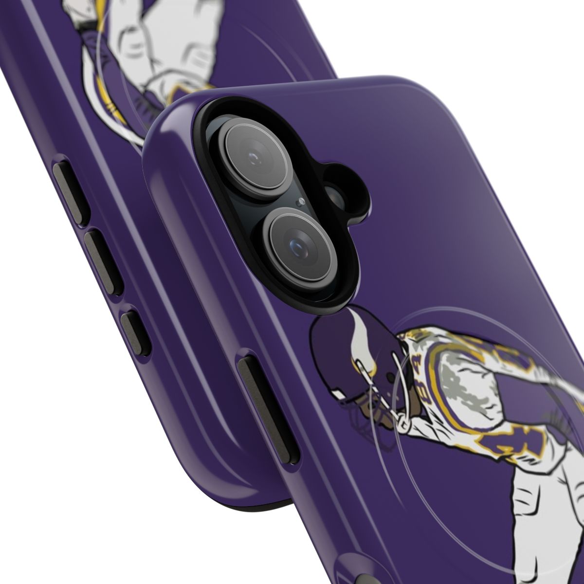 Randy Moss-inspired phone case with a tough, magnetic design for Minnesota sports fans - Detail