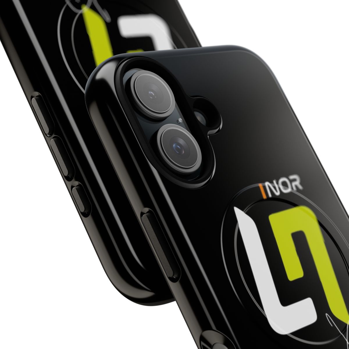 Lando Norris-inspired minimalist Formula 1 phone case with a simple car design - Detail