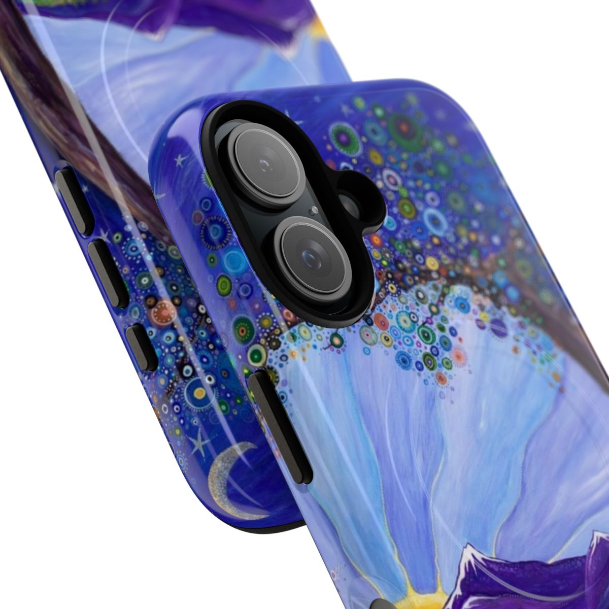 Colorful and inspiring dreaming tree phone case design - Detail