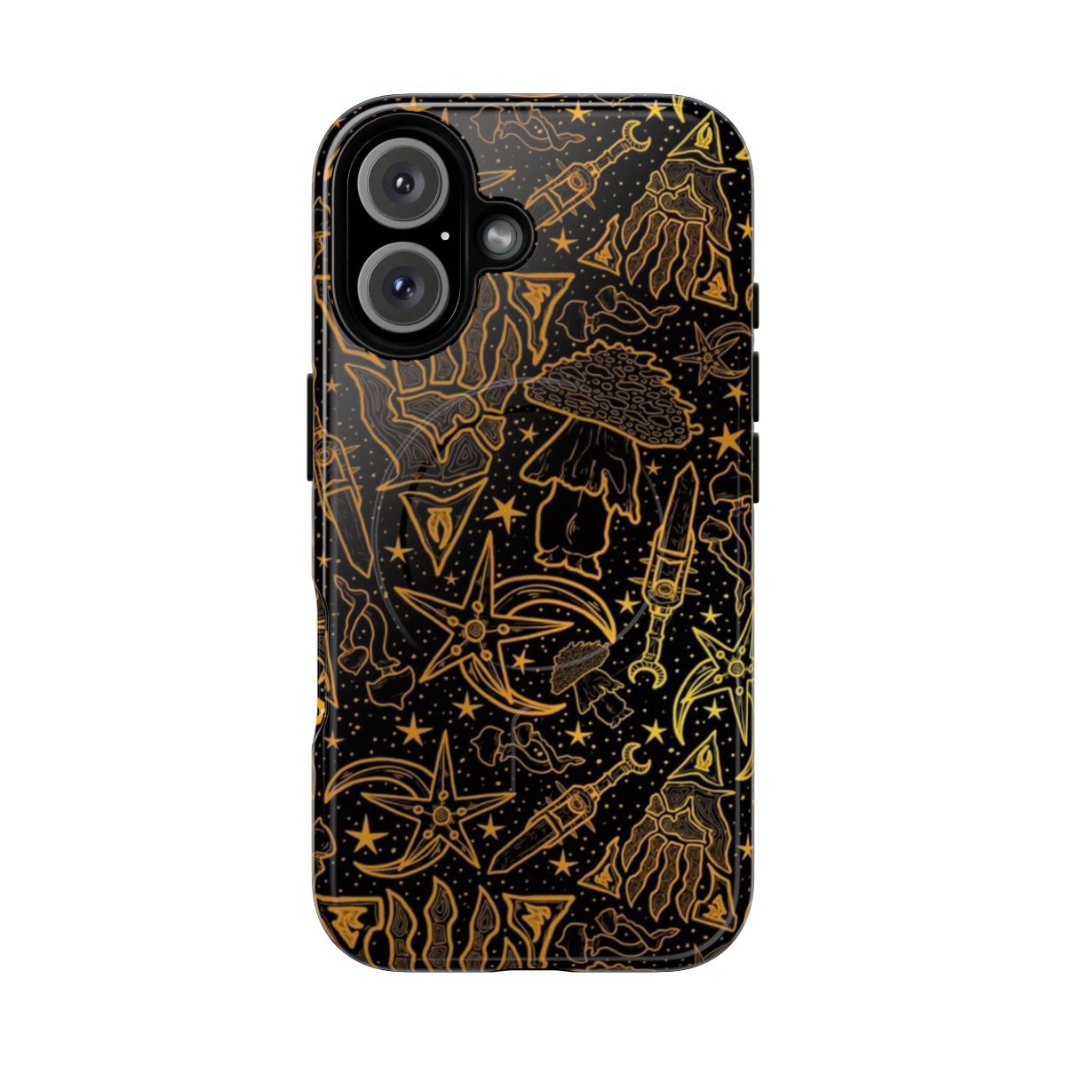 Magnetic tough case with a Morrowind-inspired fantasy RPG design featuring Dunmer elements.